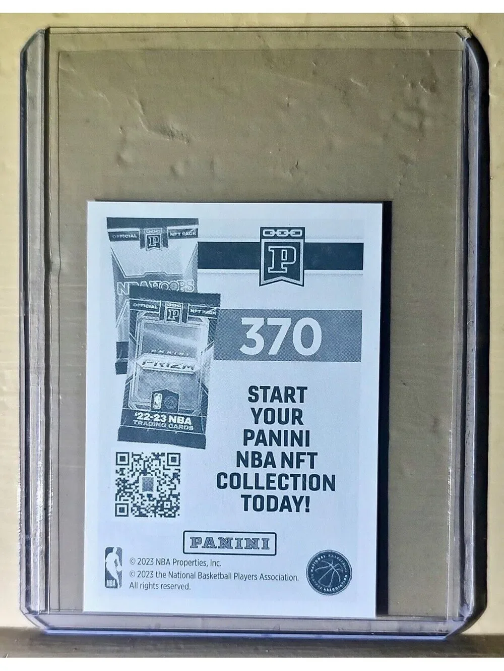 2023-24 Jarred Vanderbilt Panini NBA Basketball #370 Sticker Los Angeles Lakers